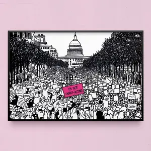 Feminist Home Decor, Feminist Art Print, Women's Rights Poster, Feminist Wall Art, Social Justice Art, Feminist Protest Art, Feminist Poster, Room Decor, Unframed