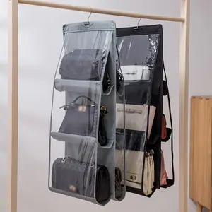 8 Pocket Bag Storage Hanging Bag, Hanging Household Closet Storage Rack, Hanging Tote Storage Rack, Storage Bag Dust Bag