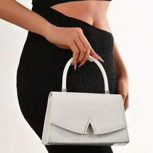 Metallic Glitter Purse for Woman, 2026 Trending Formal Crocodile Pattern Leather Everyday Handbag Woman Clutch Bag Crossbody Bag Shoulder Bag Perfect for Party, Wedding, Prom, Dinner/Banquet, Matching With Wedding Dress, Evening Gown, Party Dress, Prom Ba