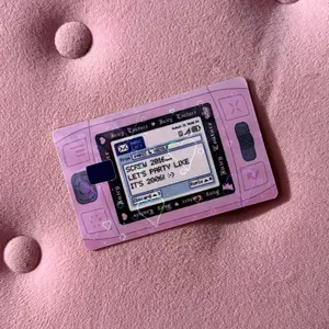 juicy sidekick holographic credit card skin sticker