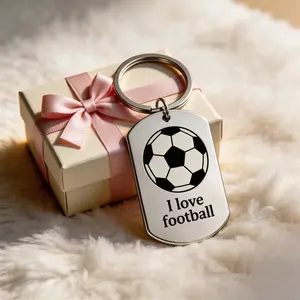 Keychain Decoration Football Accessory, Stylish and Attractive Keyring, Perfect Gift for Sports Fans, Durable and Trendy Design