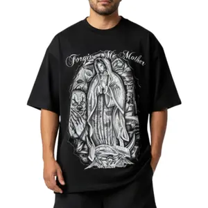 TFashion Men's Graphic Tee Forgive Me Mother - Bold Eye-Catching Design High-Quality Comfortable Fabric Perfect for Casual Occasions