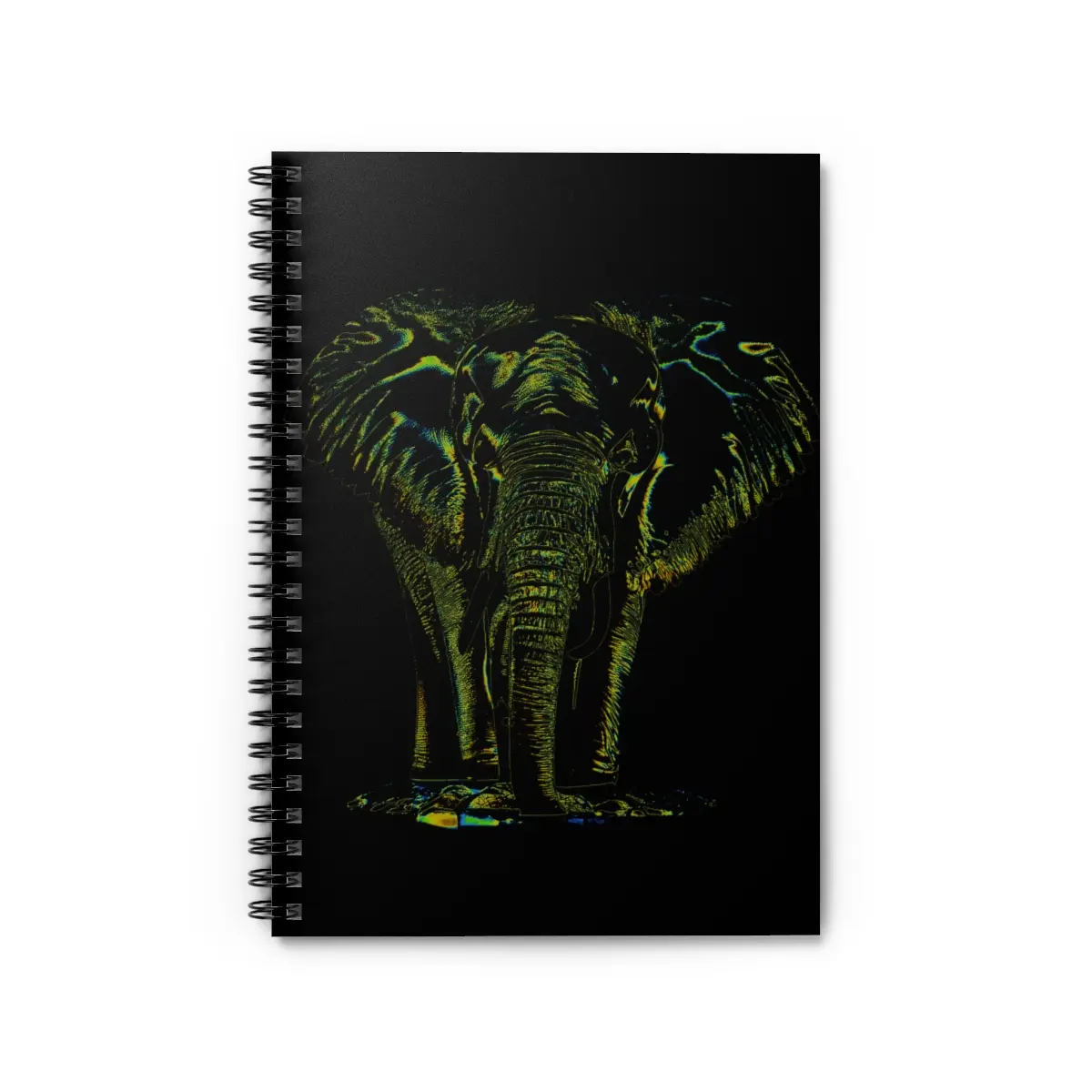 JUNGLE ELEPHANT GIANT Spiral Notebook - Ruled Line