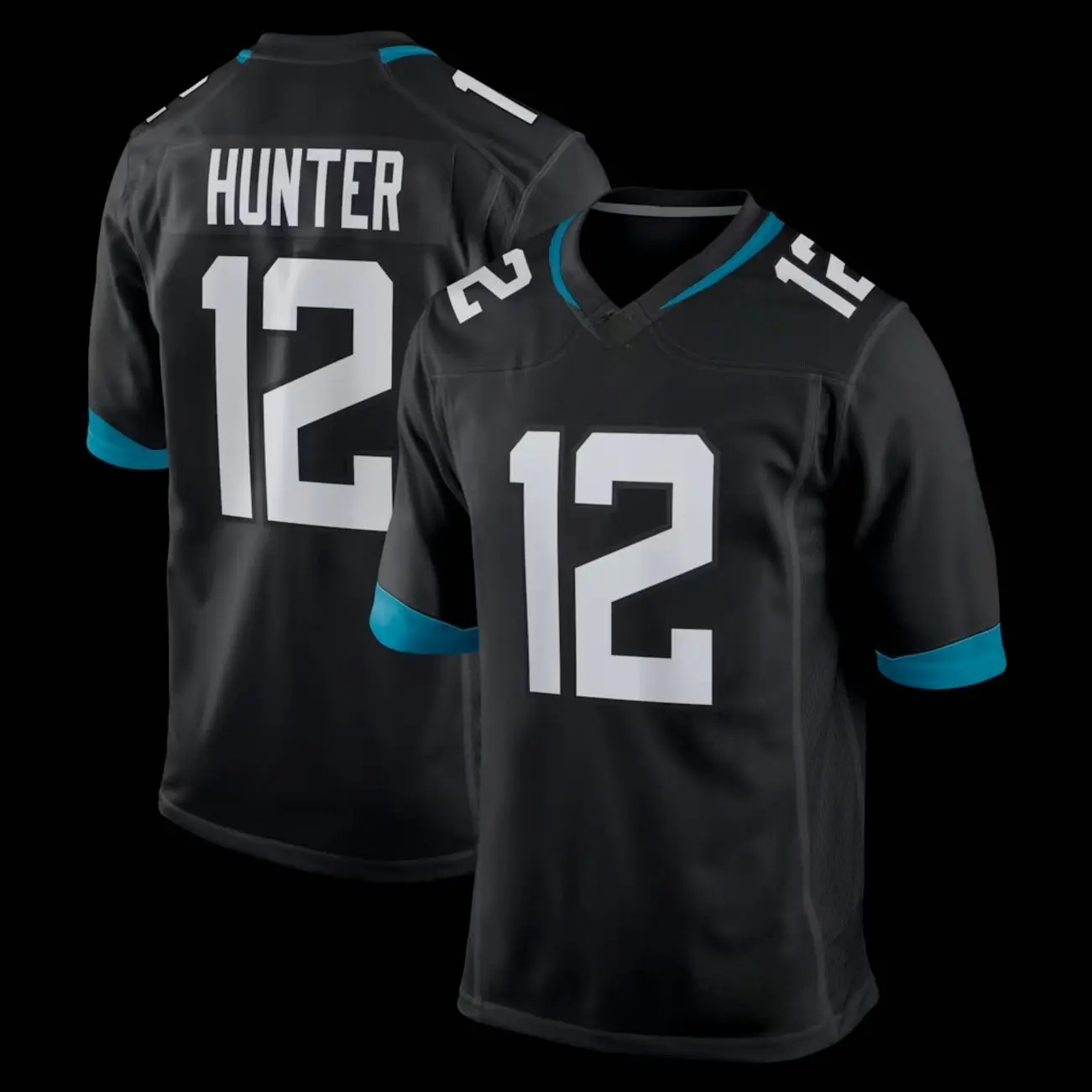Unisex Football inspired by Hunter 12 Jacksonville Prowler Throwback Player Game Jersey - Teal