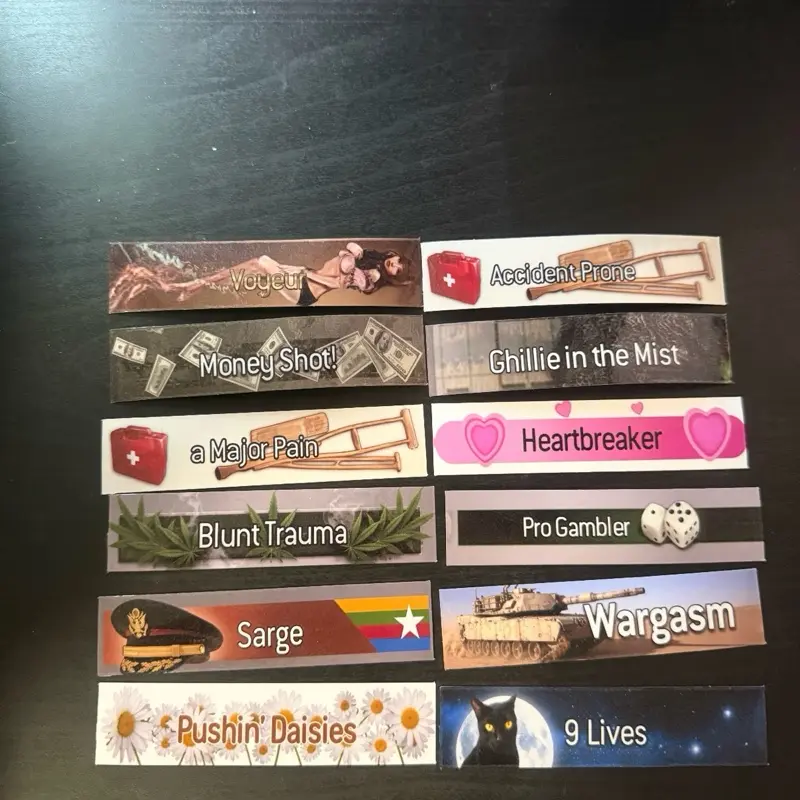 25 Pack Calling Card Stickers