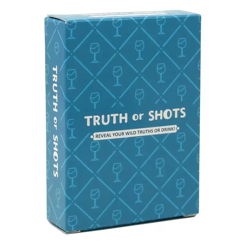 Truth or Shots Drinking Game Cards – 14+ Wild Fun Truth or Drink Drinking Board Games Party Board Game | Interactive Icebreaker for Game Nights, Bachelorette Parties & Adult Friend Hangouts Party Table Game