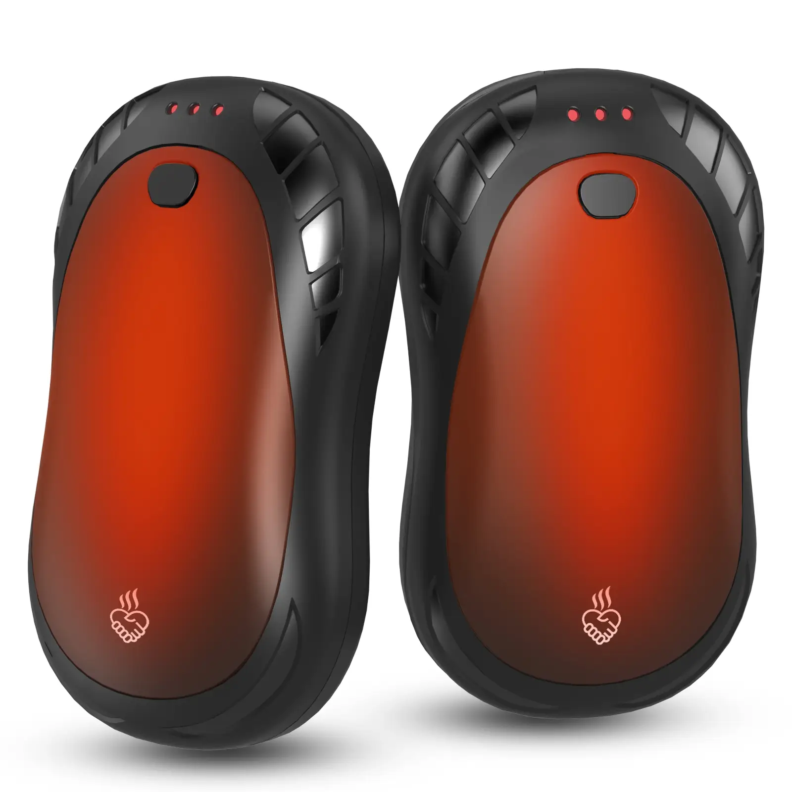 Rechargeable Portable Hand Warmer, 2 Counts Reusable Hand Warmer, Rechargeable Hand Warmer for Men & Women Use