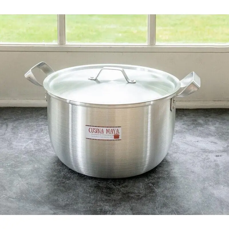 Stock Pot, 10.5 " Cookware with Lid Aluminum Stock Pot, 10.5 " Cookware with Lid Aluminum