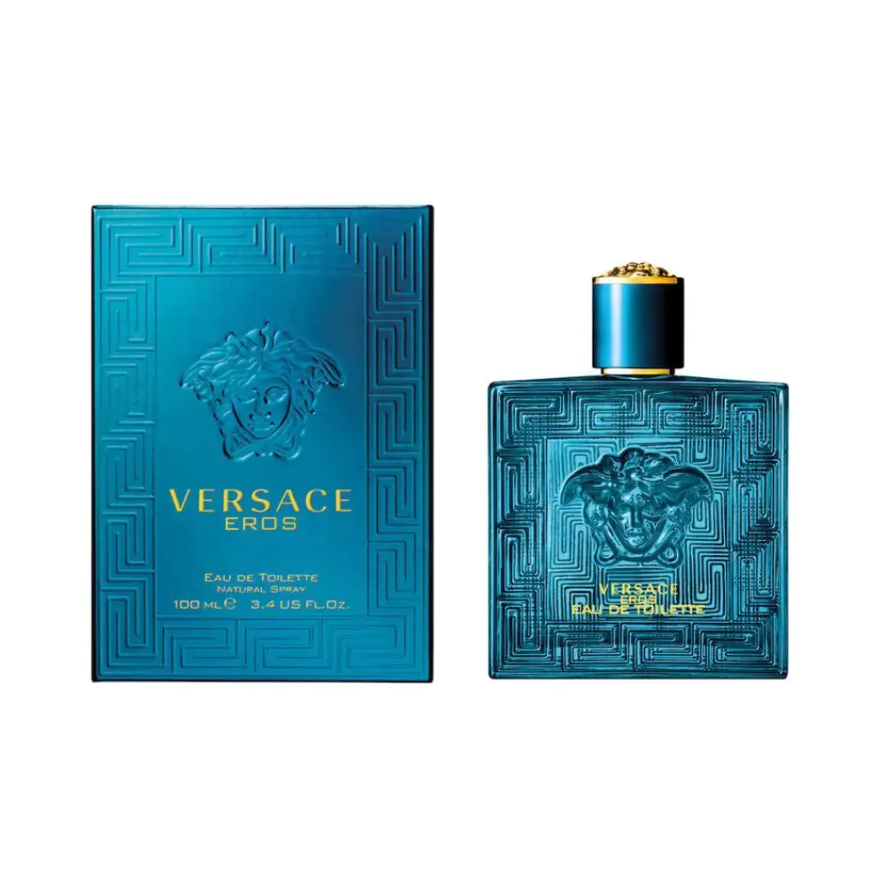 Versace Eros Eau de Toilette Spray for Men 3.4 oz / 100 ml - Timeless Masculine Fragrance Versace Eros Eau de Toilette Spray for Men 3.4 oz / 100 ml - Timeless Masculine Fragrance