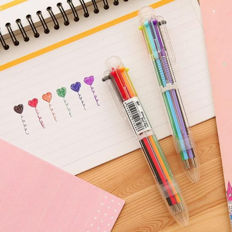 60 Pcs 30 Sets Student Gifts 0.5mm 6-Color Retractable Ballpoint Pens with Motivational Cards End of Year Presents from Teacher for School  Office Supplies