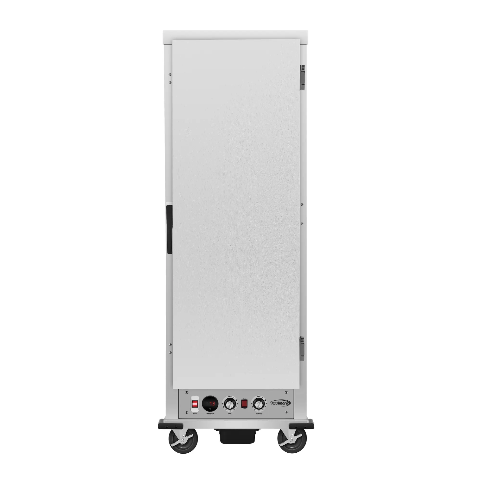 KoolMore 33 in. Vertical Lightweight Aluminum Commercial Insulated Heated Holding/Proofing Cabinet, 35-Pan Capacity, Solid Silver Door for Restaurant, Bakery (KM-CHP36-SISS)