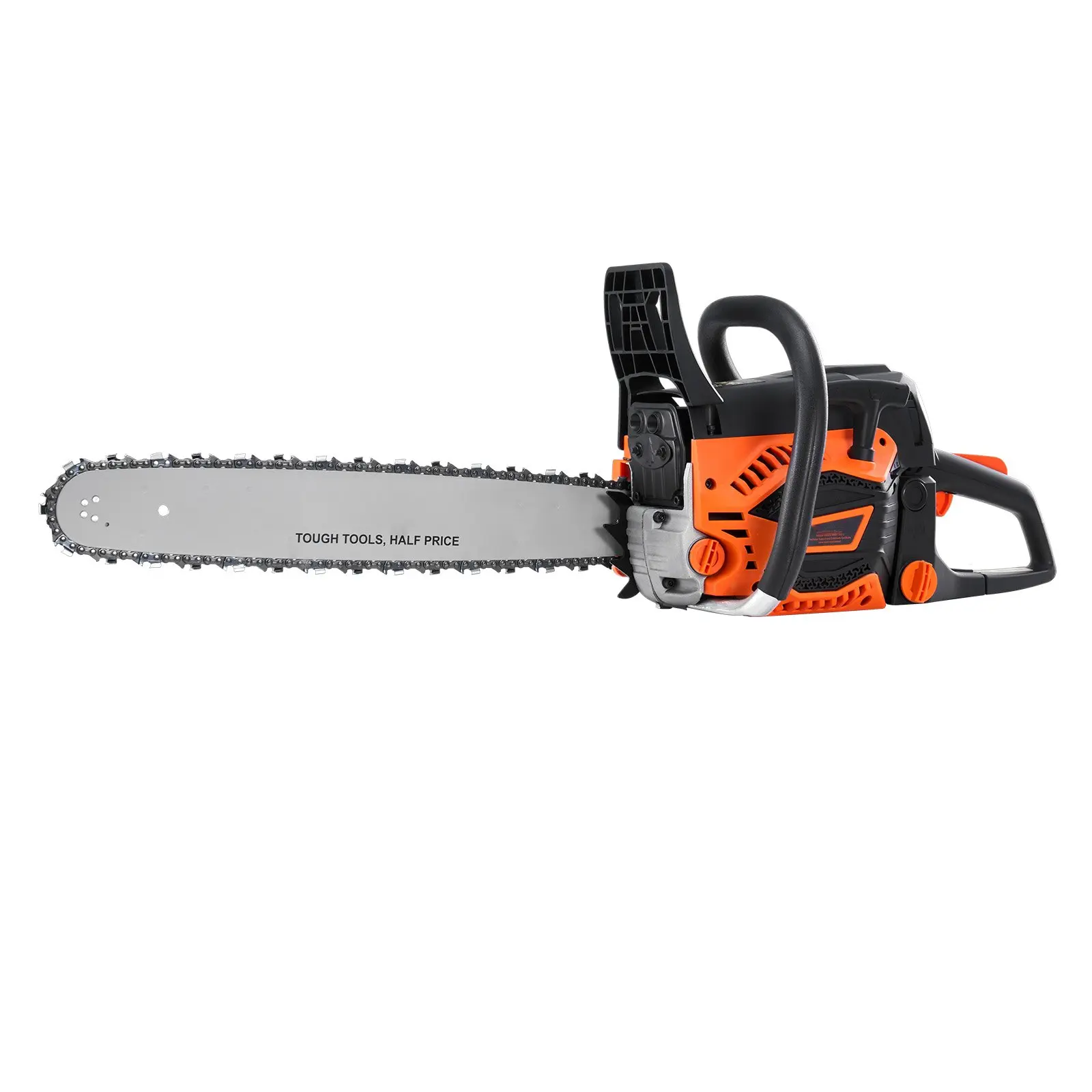 58cc Gasoline Chainsaw - 3HP Power Gas-Powered Tree Cutting Tool, Metal Build with Built-In Shock Absorber, High-Strength Steel, Smooth Cutting, Extended Chain Life, Reduced Maintenance Costs, Extends Chain Life
