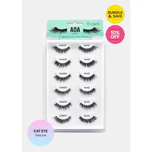 AOA Studio Eyelashes - Scarlette 6-Pack