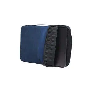 Jack Abrahams The Velocity Two-Tone Nylon Protective Padded Laptop Bag