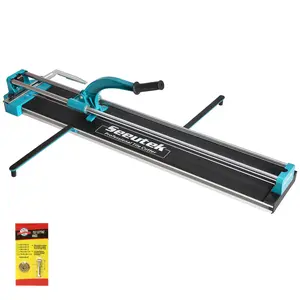 Slendor 24-Inch Manual Tile Cutting Tool with Tungsten Carbide Scoring Wheel for Porcelain, Ceramic Floor Tiles and Spare Wheel