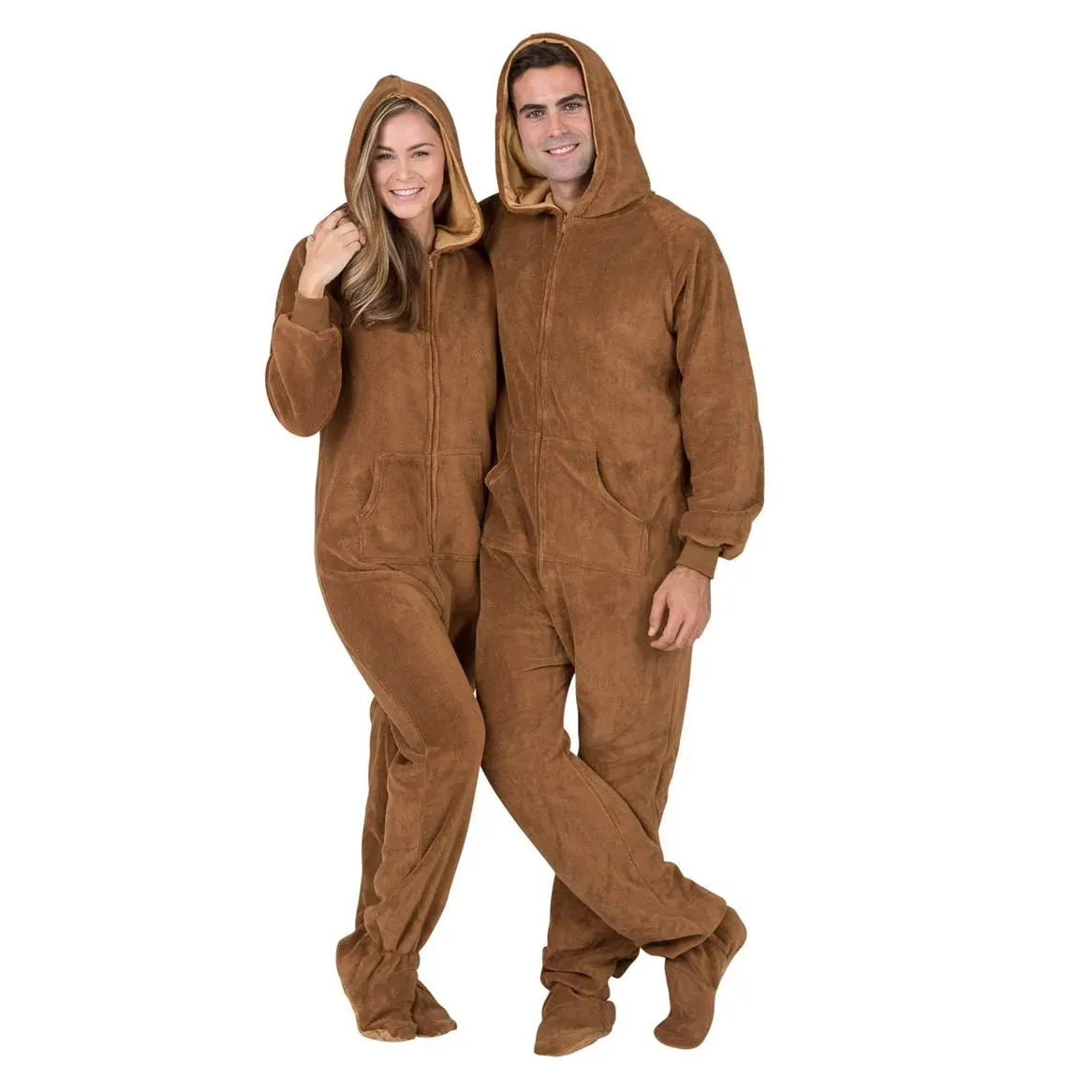 Teddy Bear Adult Hoodie Chenille Onesie