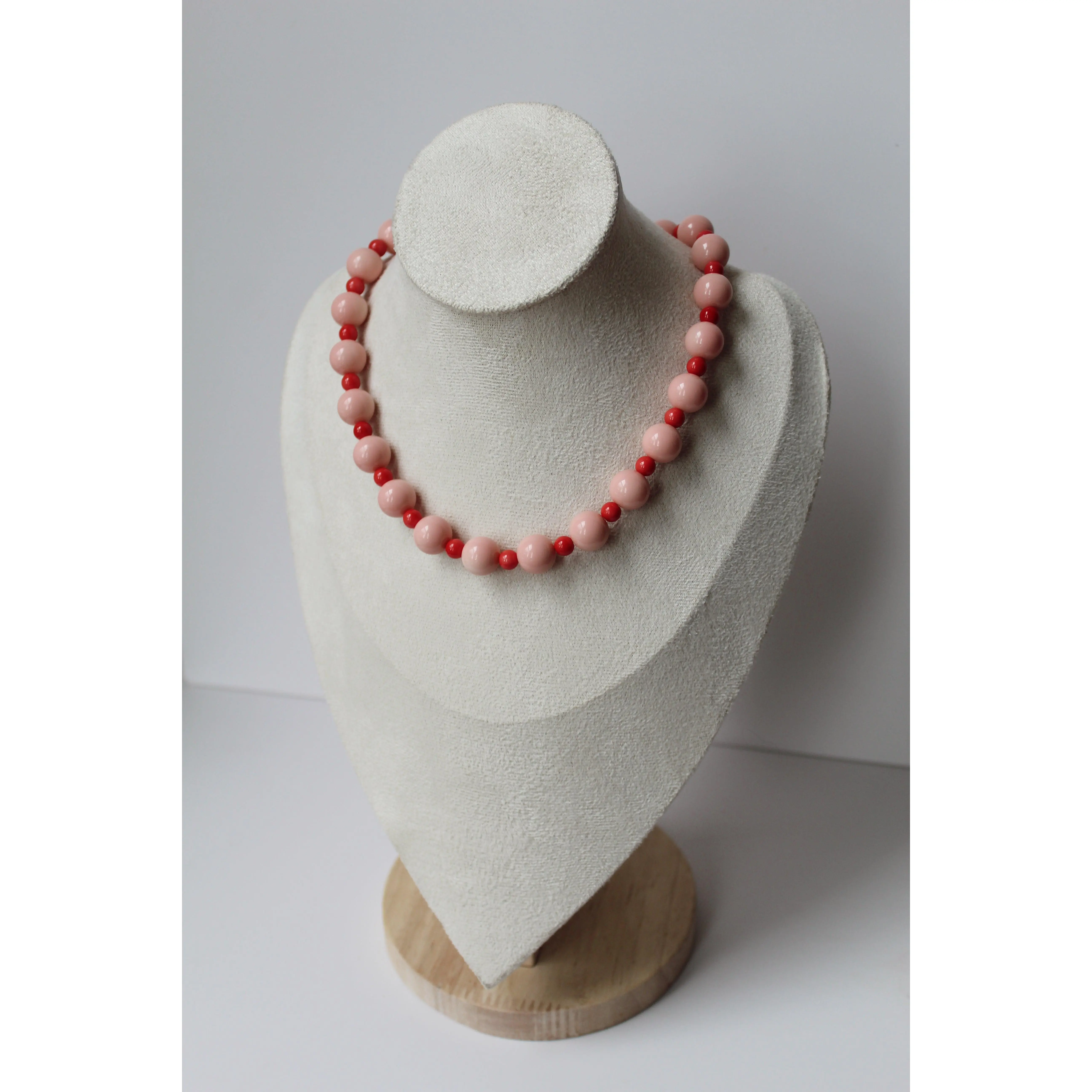 Strawberry Spritz Beaded Necklace