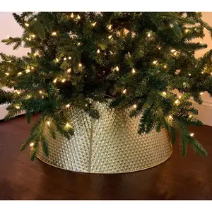 BFF Collection 25" Decorative Textured Metal Tree Collar