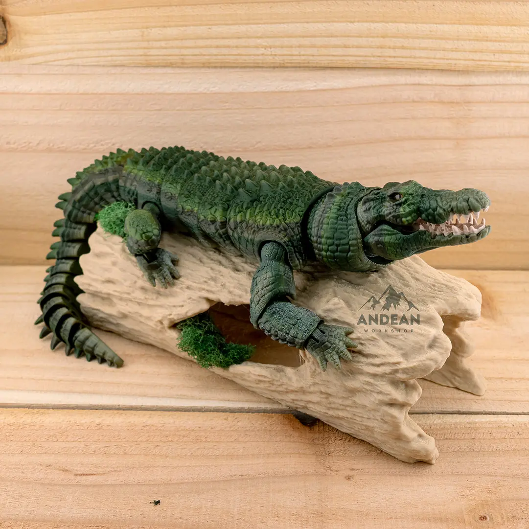 Articulated Saltwater Crocodile