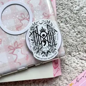 Sleep Token Fan Phone Grip, Gothic Style Accessory for Metal Lovers