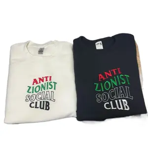 Anti Z Social Club | Embroidered crewneck Sweater
