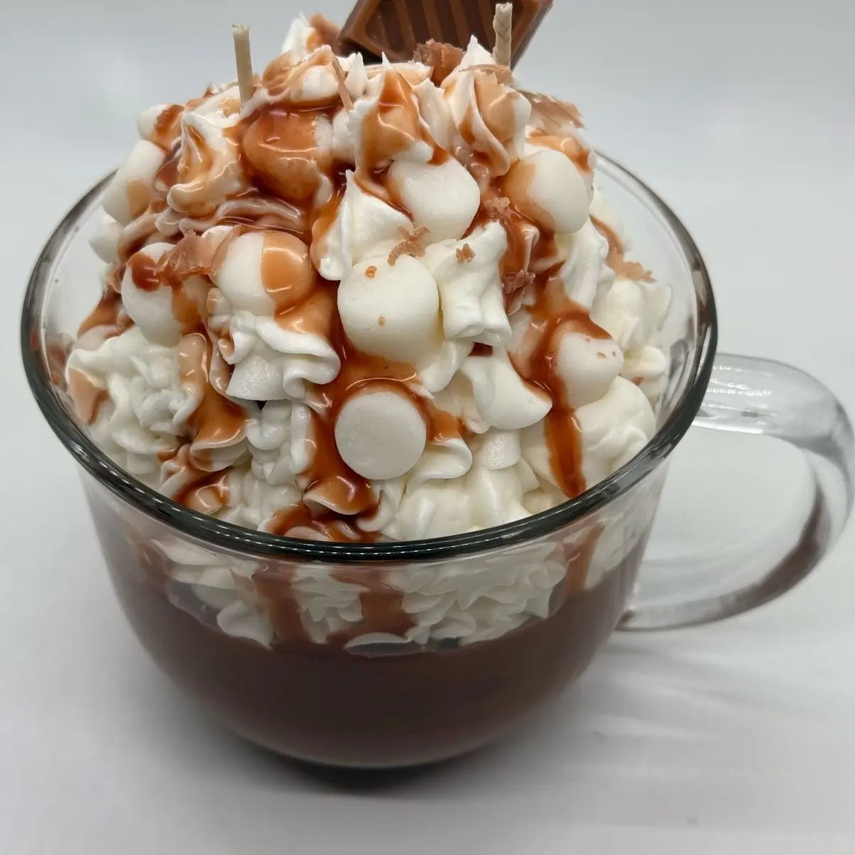 Whipped Hot Chocolate Explosion Candle, Dessert Candle, Hot Cocoa Candle, Scented Candle capri blue Aroma Decor