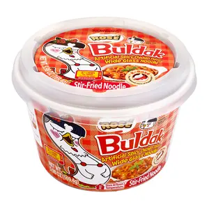 Samyang Rose Buldak Glass Noodle 5.98 oz glassnoodles instant food Korean Savory Chewy Spicy