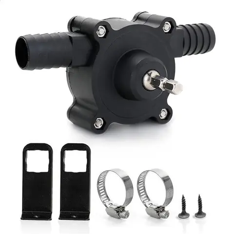 Fathersdaygift Mini Electric Drill Pump Portable Hand Drill Powered Water Pump Diesels Oil Fluid Water Hand Self-Priming Transfer Pumps Quick Pumping Speed home garden outdoor Pump Drill Operated Fathers Day Gifts