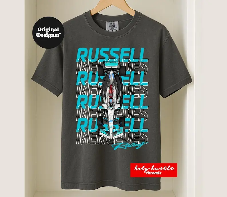 George Russell Retro Shirt,Formula Merch Shirt, Formula  Tee, Comfort Colors Vintage Formula  T-shirt, Gift for Russell Racing Fan