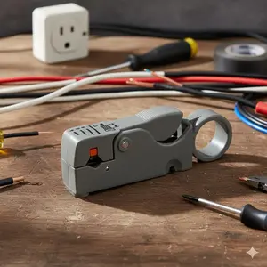 Multi-Function Electrician Pliers: Automatic Wire Stripper Cutter for Copper Cables, Multi-Size Electric Wire Stripping Tool with High-Carbon Steel Blades. Essential for Home Electrical Work, Durable, Portable, and Effortless Operation.