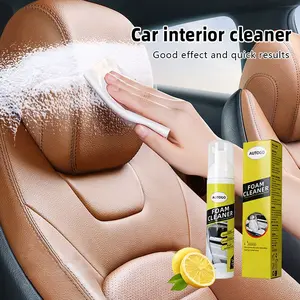 Car Interior Cleaner - Multifunctional Foam Cleaner for Leather Seats - Water-Free Formula for Car & Home Use - Powerful Renovation & Quick Results - Easy Operation leather repair Powerful Multi-Purpose Car Foam Cleaner