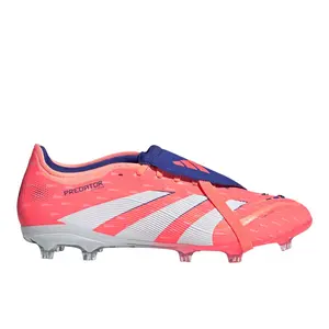 adidas Mens Predator Pro Fold-Over Tongue Firm Ground Soccer Cleats  - Blue, Pink
