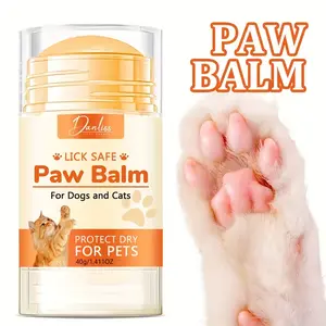 Natural Pet Paw Balm 1.4oz Stick- Soothes and Relieves Dry, Cracked & Damaged Paws - Moisturizer & Protection for Dog Feet & Foot Pads,Lick-Safe