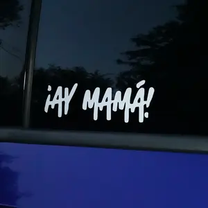 AY MAMA Window Vinyl Decal Sticker For Car
