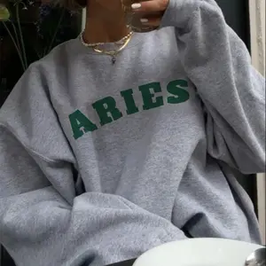 Aries Zodiac Sweatshirt Astrology Crewneck for Women Top
