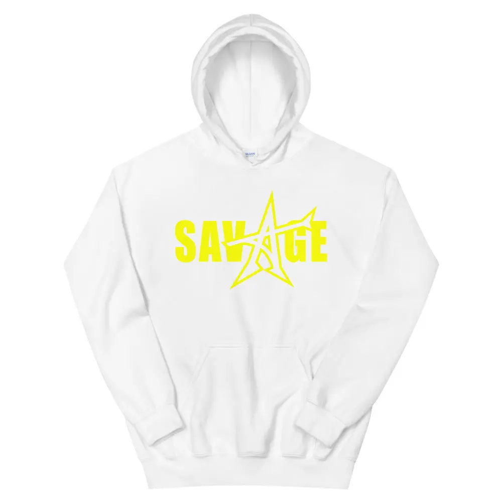 "SAVAGE" Hoodie (yellow print)