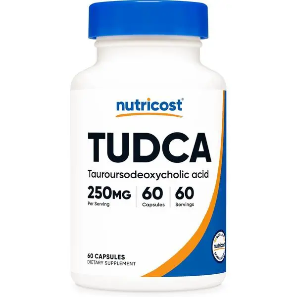 Nutricost TUDCA Dietary Supplement - 250mg Tauroursodeoxycholic Acid, 60 Capsules, Premium Quality, Healthcare