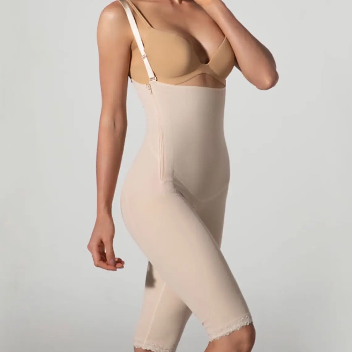FULL BODYSHAPER Black/Beige