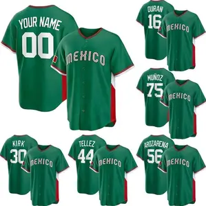 Mexico Green 2026 World Baseball Classic, Mexico Jersey, Shirt Fan Personalized Name Number, Custom Baseball Jersey