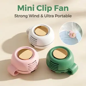 Weetdeer Mini Bladeless Fan. Portable, rechargeable, and silent. Features 3 adjustable speeds, a rotating body, and versatile use as a handheld, waist-mounted, or phone cooling fan. Ideal for outdoor travel,Perfect Gift
