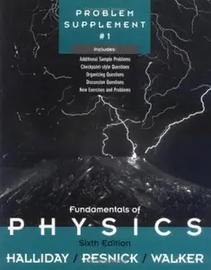 USED-Fundamentals of Physics, , Problem Supplement No. 1 by David Halliday (Paperback)