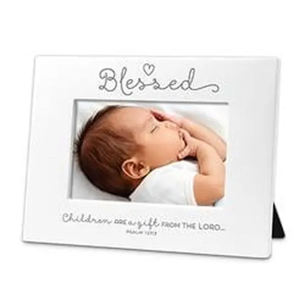 LCP 6 x 4 in. Psalm 127 Baby Blessed Photo Frame