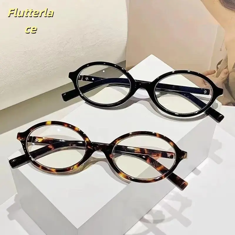 2PCS Anti Blue Light Glasses for Men & Women – Oval Frame Eyewear, Reduce Eye Strain, UV & Radiation Protection, Clear Lenses, Perfect for Gaming, Studying, Remote Work, Laptop, and Digital Screen Use