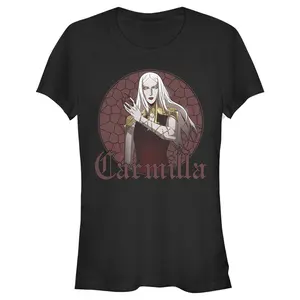 Junior's Castlevania Carmilla Glass Frame T-Shirt