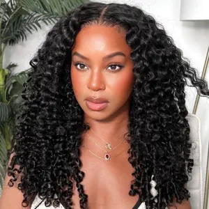 UNICE 180% Density Water Wave Human Hair Wig, Glueless 13x4 Pre-Cut HD Lace Frontal with No-Slip Cap, Natural Hairline, Glueless Hd Wigs, Water Wave Wig