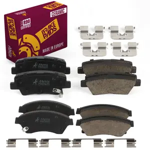 2 PC Front & Rear Ceramic Disc Brake Pad Set 96209MT