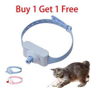[Buy One Get One Free] Smart Laser Cat Collar – Rechargeable Infrared Interactive Self-Moving Device, Automatic Cat Laser Collar Toy with LED Light. Designed for Cats, Suitable for Kittens. Keeps Your Hands Free.