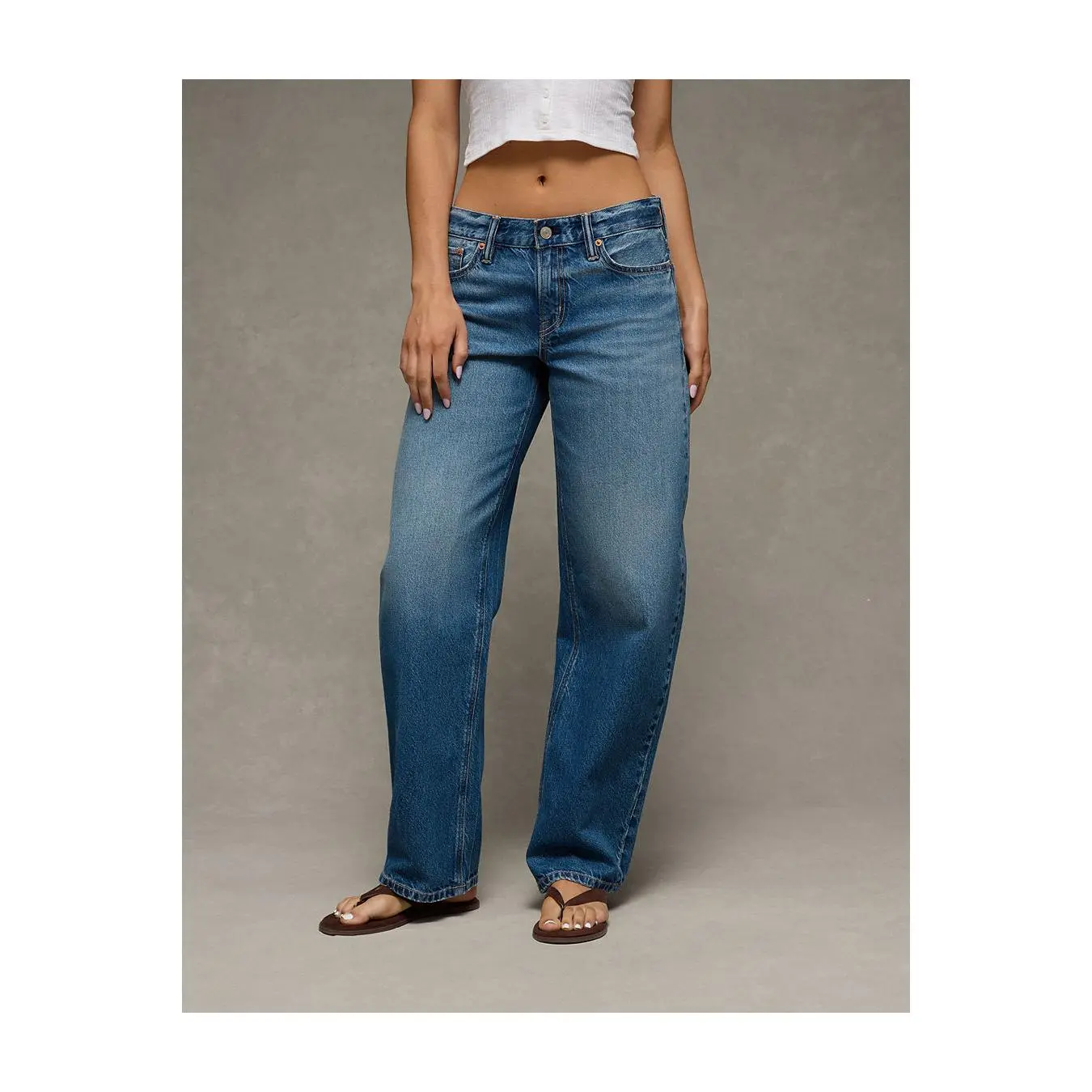 AE Low-Rise Baggy Barrel Jean