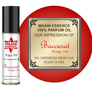FRAGRANCE OILS Impressuon of Baccarat Rouge 540 extrait   Roll on Perfume body oil fragrance, Concentrated Grade Parfum Oil, Roll on attar