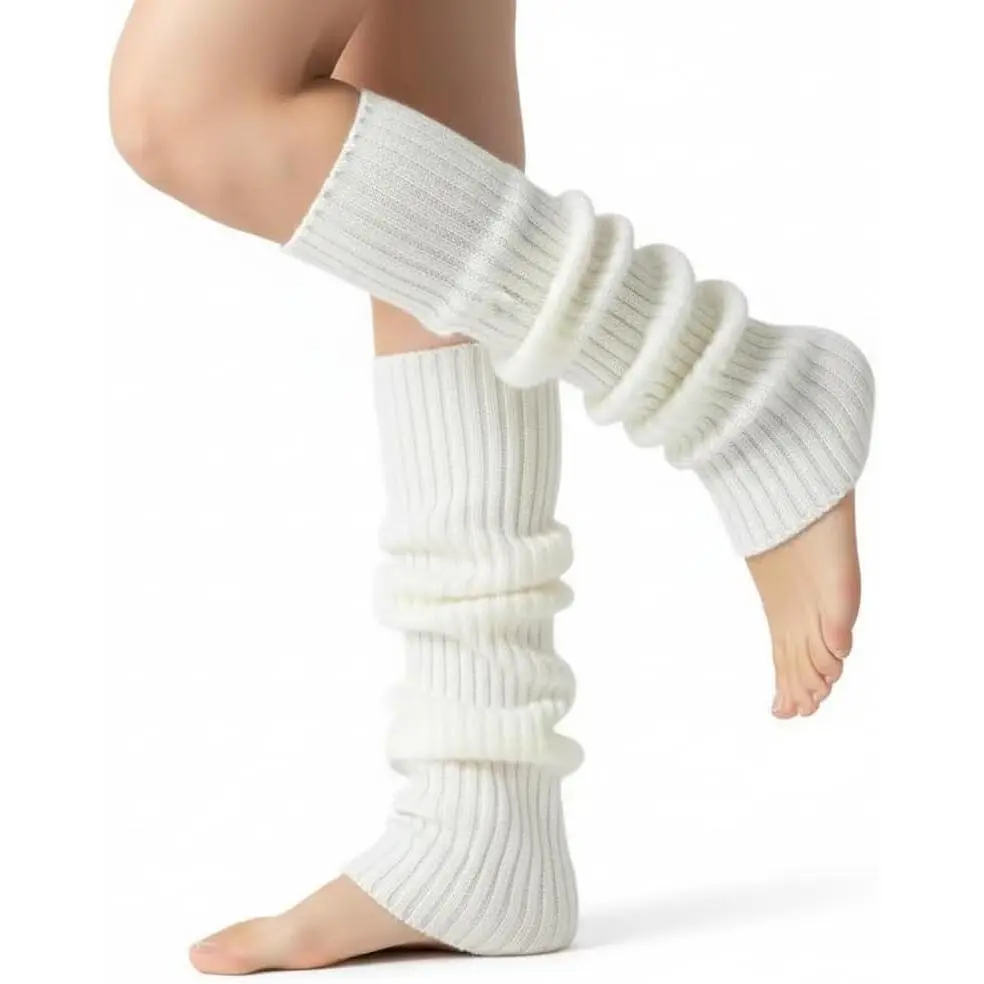 2 Pcs Leg Warmers Y2k, Leg Warmers, Y2k Accessories, Cute Kawaii Cream Legwarmers for Women Winter